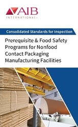 Prerequisite & Food Safety Programs for Nonfood Contact Packaging Standard Cover Prerequisite & Food Safety Programs for Nonfood Contact Packaging Standard Cover